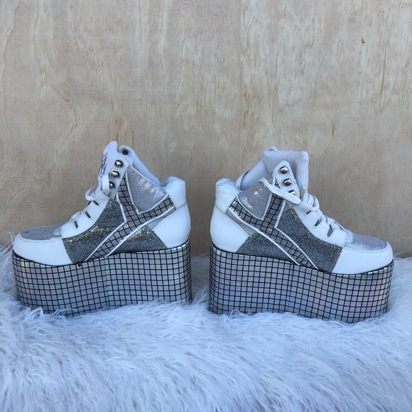 YRU Qozmo Disco Flatform Shoes - Picture 2 of 8